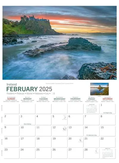 Ireland's Ancient Heritage 2025 Calendar